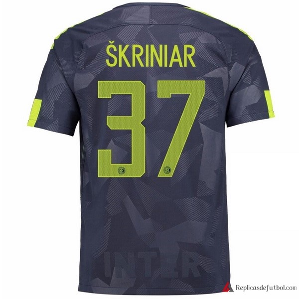 Camiseta Inter Tercera equipación Skriniar 2017-2018